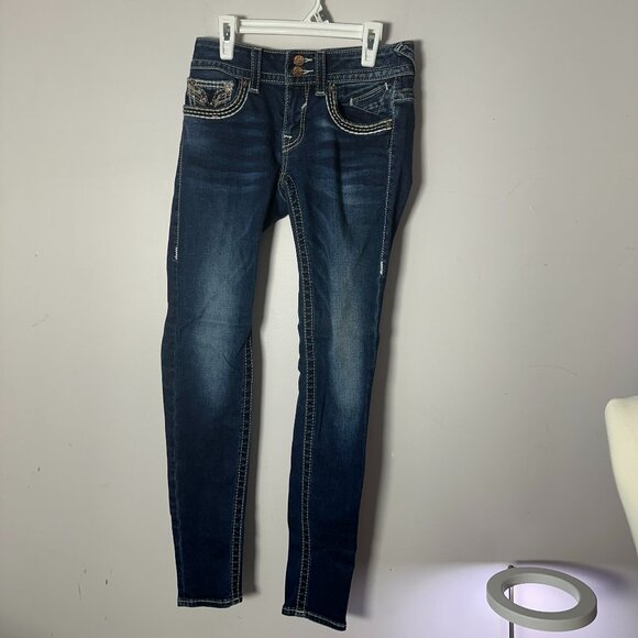Short Jean Femme Vigoss Taille 0 - Denim Classique, Coupe Junior - Occasion Très Bon état